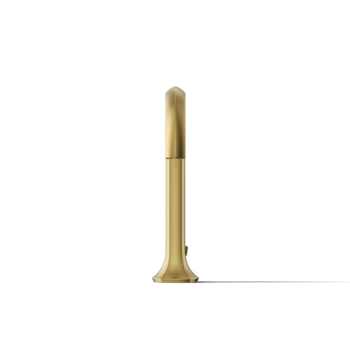 KOHLER K-27008-K Occasion Bathroom sink faucet spout with Cane design, 1.0 gpm, vibrant brushed moderne brass - view 2