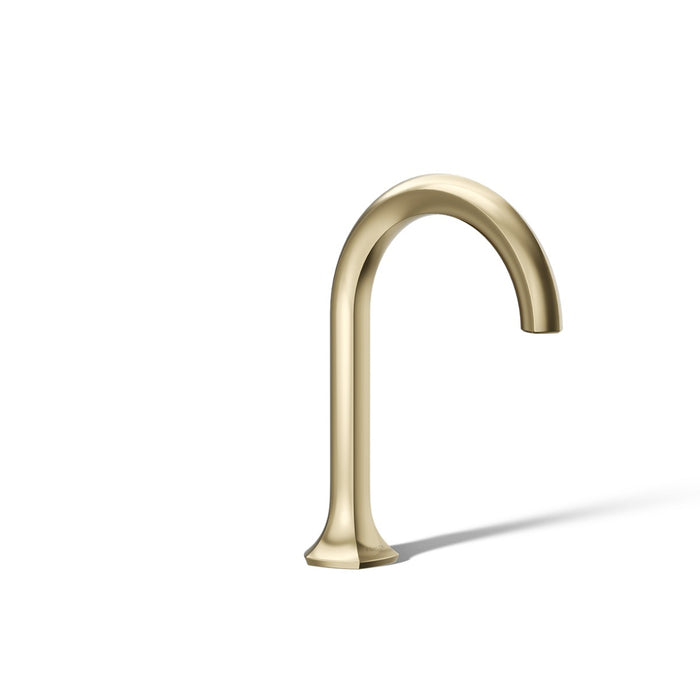 KOHLER K-27008-K Occasion Bathroom sink faucet spout with Cane design, 1.0 gpm, vibrant french gold - view 5