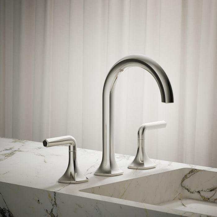 KOHLER K-27008-K Occasion Bathroom sink faucet spout with Cane design, 1.0 gpm