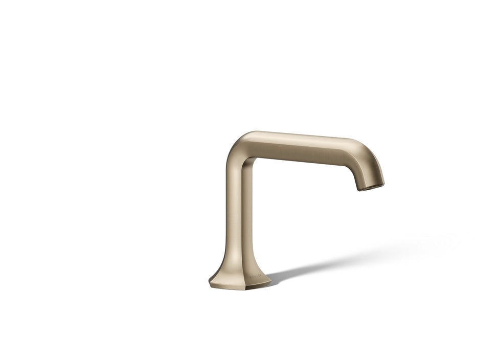 KOHLER K-27009-K Occasion Bathroom sink faucet spout with Straight design, 1.0 gpm, vibrant brushed bronze