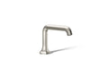 KOHLER K-27009-N Occasion Bathroom sink faucet spout with Straight design, 0.5 gpm, vibrant polished nickel