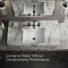 KOHLER K-27010-3 Occasion Cross bathroom sink faucet handles, matte black - view 4