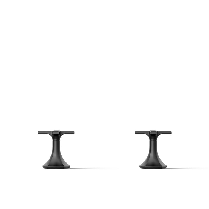 KOHLER K-27010-3 Occasion Cross bathroom sink faucet handles, matte black - view 5