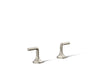 KOHLER K-27010-4 Occasion Lever bathroom sink faucet handles, vibrant brushed nickel