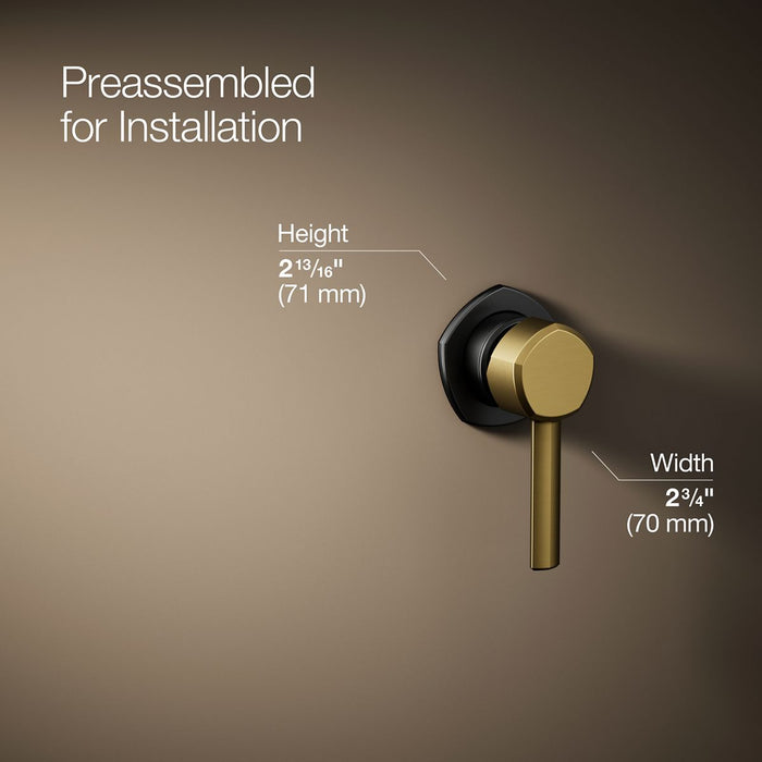 KOHLER K-27012-4 Occasion Wall-mount bathroom sink faucet handle