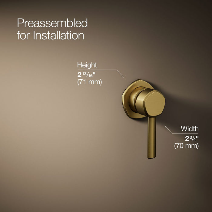 KOHLER K-27012-4 Occasion Wall-mount bathroom sink faucet handle