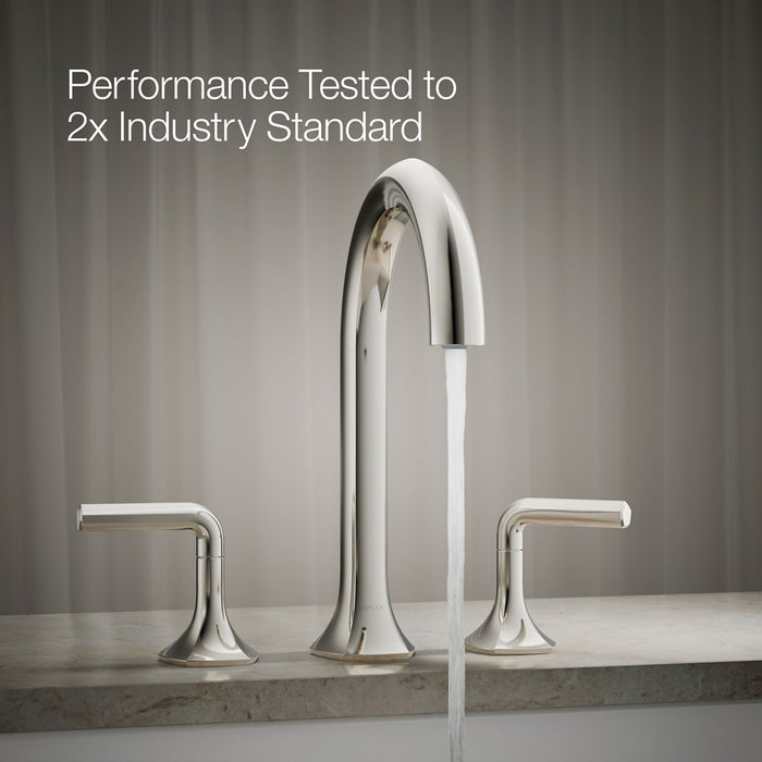 KOHLER K-27016 Occasion Deck-mount bath spout with Cane design, vibrant polished nickel - view 3