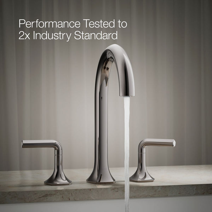 KOHLER K-27016 Occasion Deck-mount bath spout with Cane design, vibrant titanium - view 5