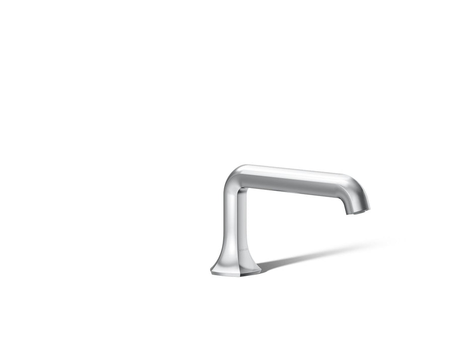 KOHLER K-27017 Occasion Deck-mount bath spout with Straight design, polished chrome