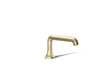 KOHLER K-27017 Occasion Deck-mount bath spout with Straight design, vibrant french gold