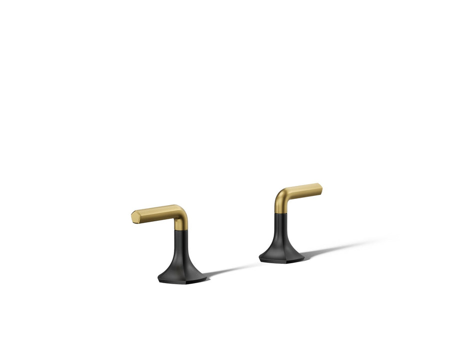 KOHLER K-27018-4 Occasion Deck-mount bath faucet handles with Lever design