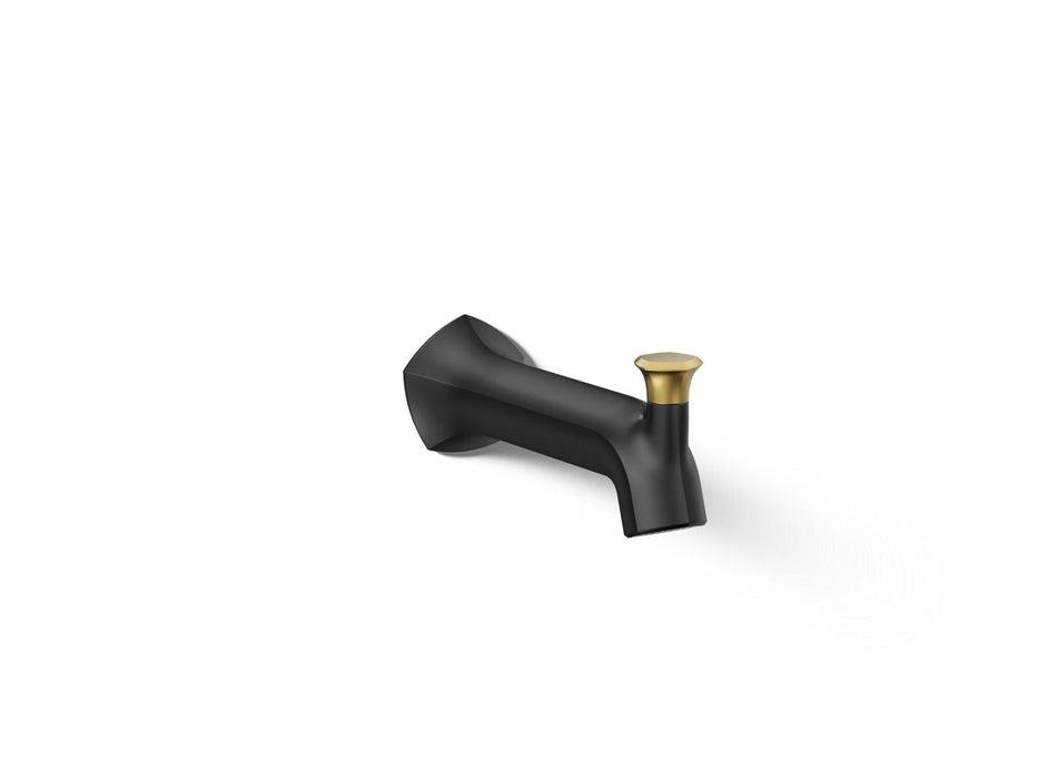 KOHLER Occasion Wall-mount bath spout with Straight design and diverter