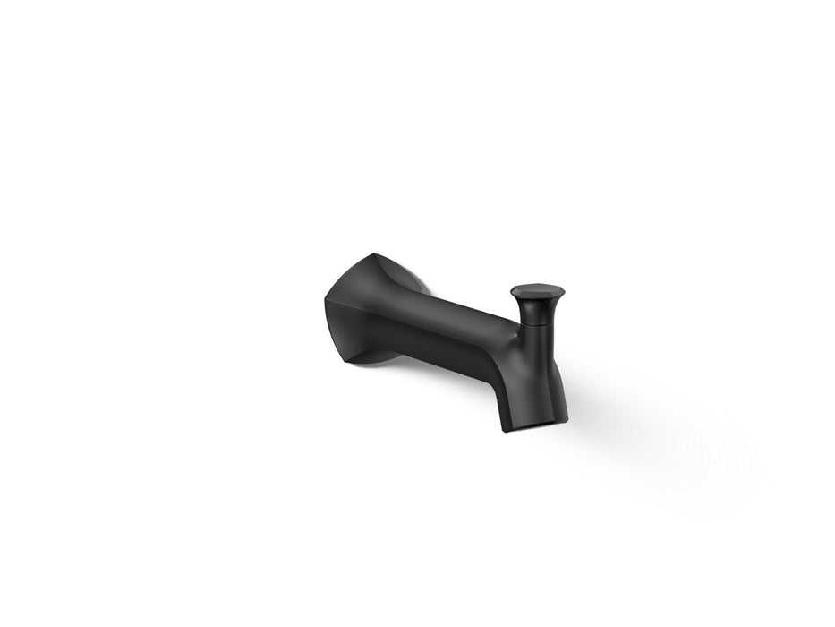 KOHLER Occasion Wall-mount bath spout with Straight design and diverter