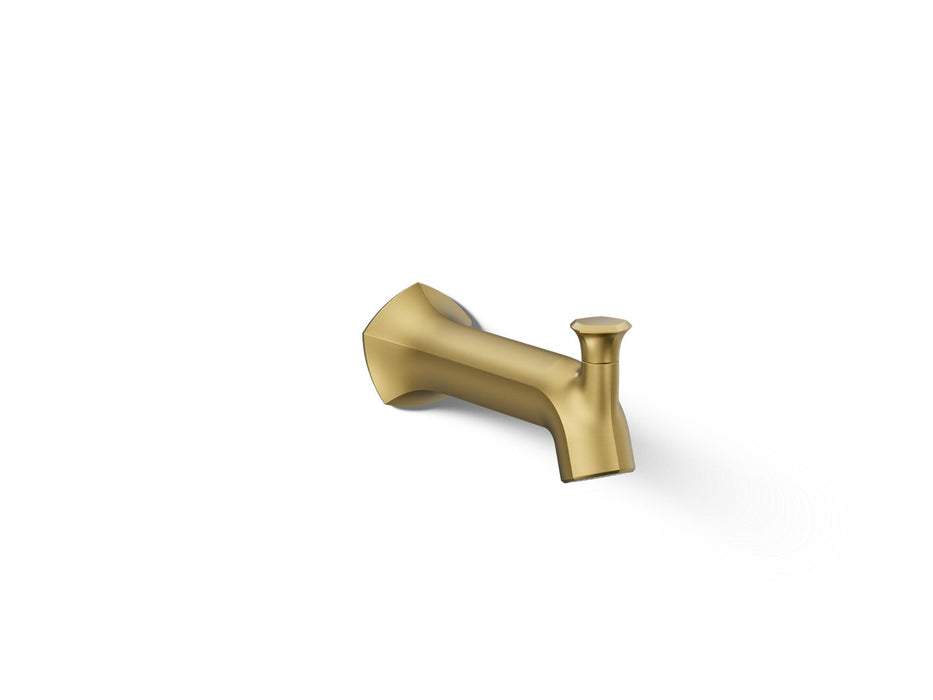 KOHLER Occasion Wall-mount bath spout with Straight design and diverter