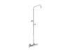 KOHLER K-27031-9 Occasion Two-Way exposed thermostatic valve and shower column kit, polished chrome