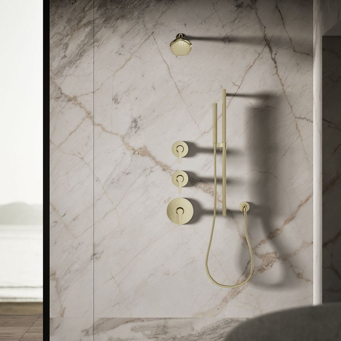 KOHLER K-27050 Occasion Single-function Showerhead, 2.5 GPM, vibrant french gold - view 3