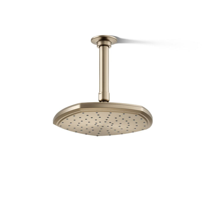 KOHLER K-27051 Occasion 8" Single-function Rainhead, 2.5 GPM, vibrant brushed bronze - view 3
