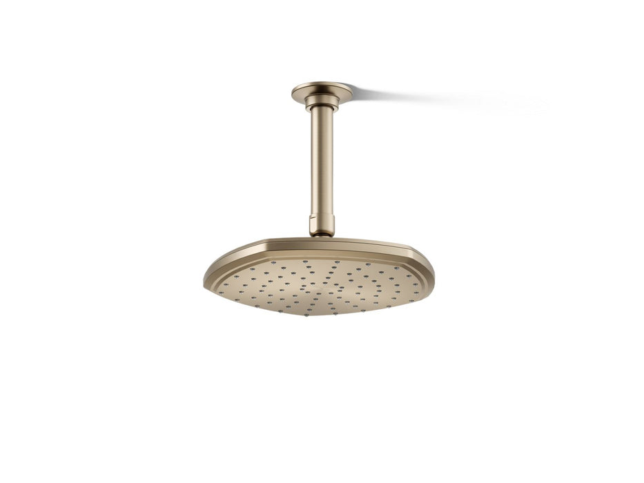 KOHLER K-27051-G Occasion 8" single-function rainhead, 1.75 gpm, vibrant brushed bronze