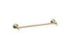 KOHLER K-27060 Occasion 18" towel bar, vibrant french gold