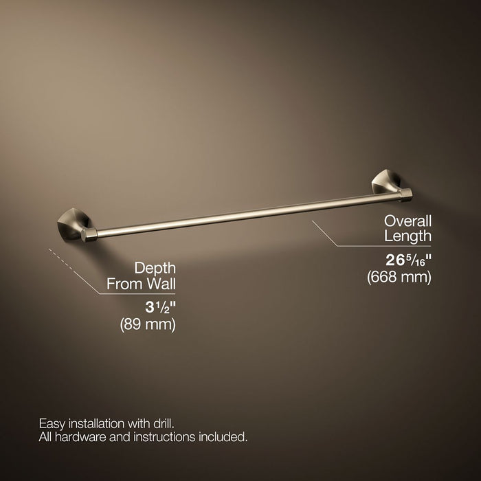 KOHLER K-27061 Occasion 24" towel bar