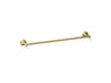 KOHLER K-27061 Occasion 24" towel bar, vibrant brushed moderne brass