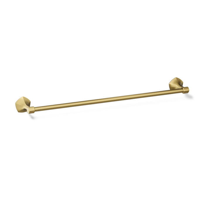 KOHLER K-27061 Occasion 24" towel bar, vibrant brushed moderne brass - view 4