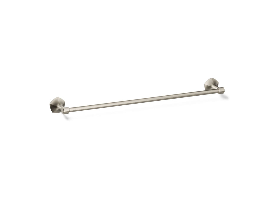 KOHLER K-27061 Occasion 24" towel bar, vibrant brushed nickel