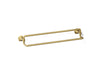 KOHLER K-27062 Occasion 24" double towel bar, vibrant brushed moderne brass