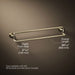 KOHLER K-27062 Occasion 24" double towel bar, vibrant french gold - view 4