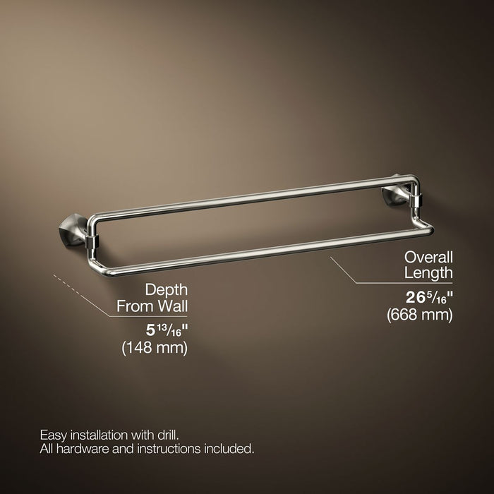 KOHLER K-27062 Occasion 24" double towel bar