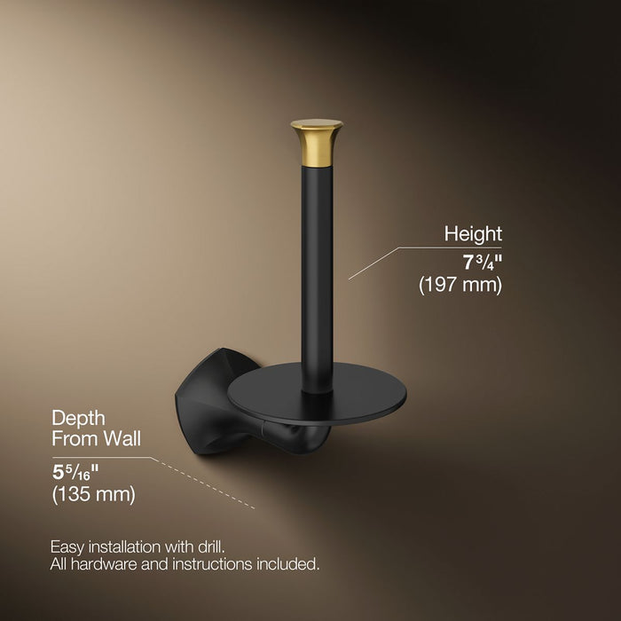 KOHLER K-27064 Occasion Vertical toilet paper holder