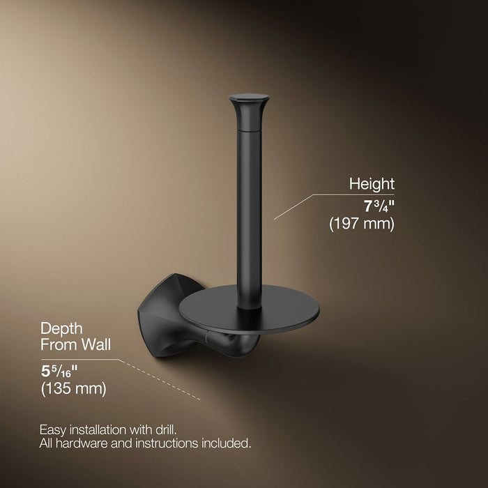 KOHLER K-27064 Occasion Vertical toilet paper holder