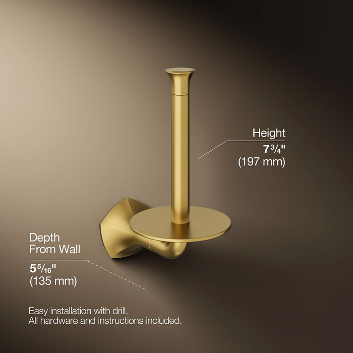KOHLER K-27064 Occasion Vertical toilet paper holder
