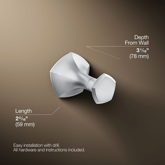 KOHLER K-27069 Occasion Robe hook, polished chrome - view 4