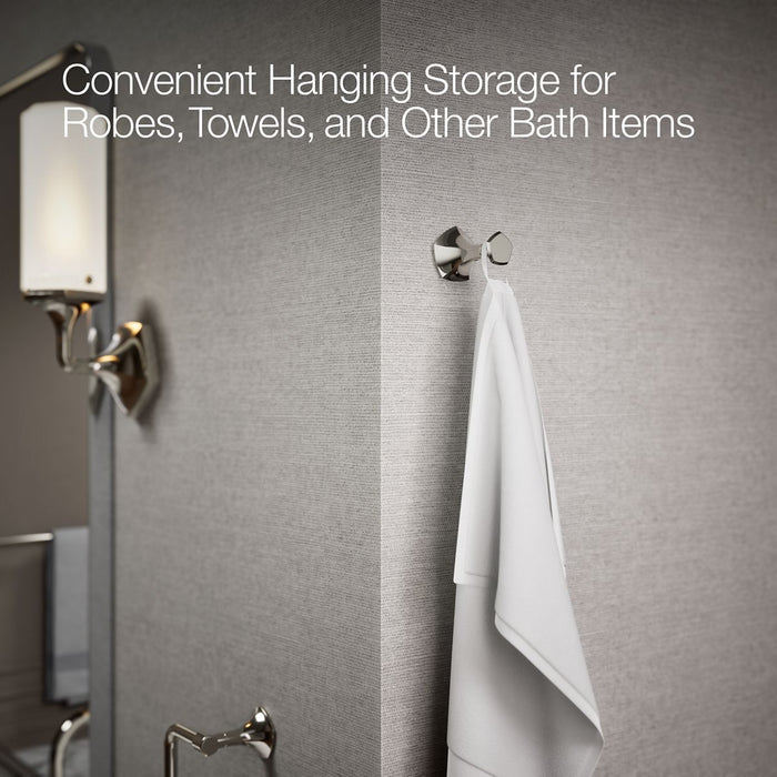 KOHLER K-27069 Occasion Robe hook, vibrant polished nickel - view 4
