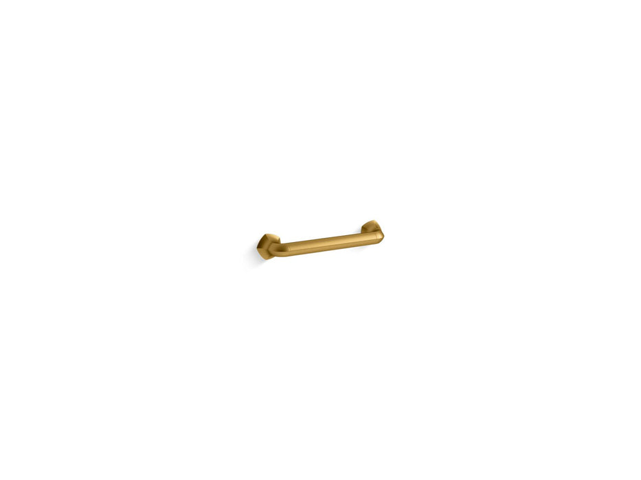 KOHLER K-27079 Occasion 12" grab bar, vibrant brushed moderne brass