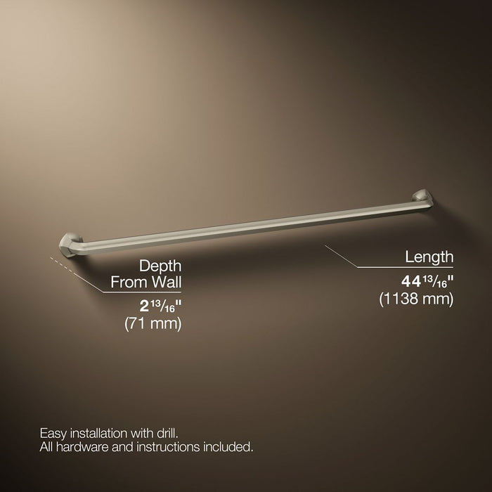 3/4 view of product with dimensions