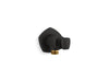 KOHLER K-27117 Occasion Wall-mount handshower holder with supply elbow and check valve, matte black