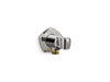KOHLER K-27117 Occasion Wall-mount handshower holder with supply elbow and check valve, vibrant titanium