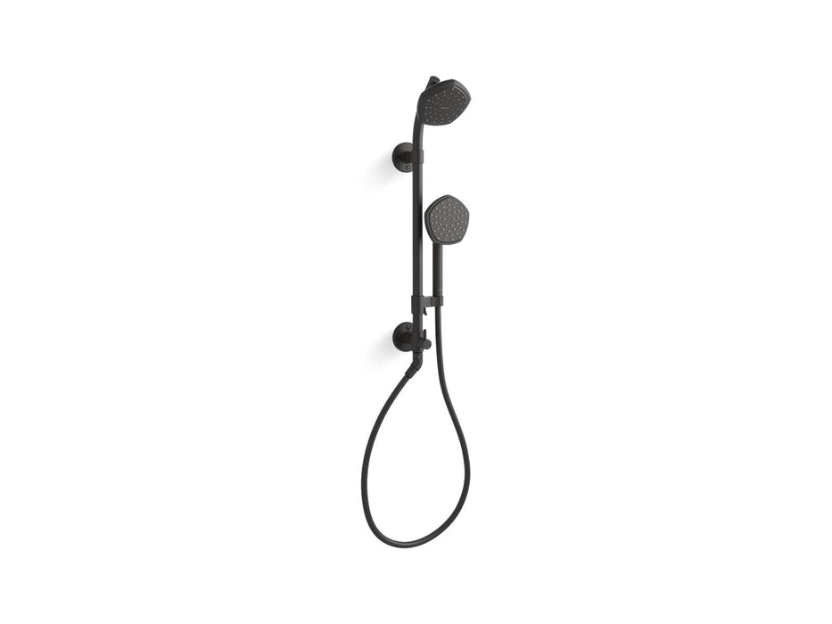 KOHLER K-27119-G Occasion HydroRail-S shower column kit, 1.75 gpm, matte black