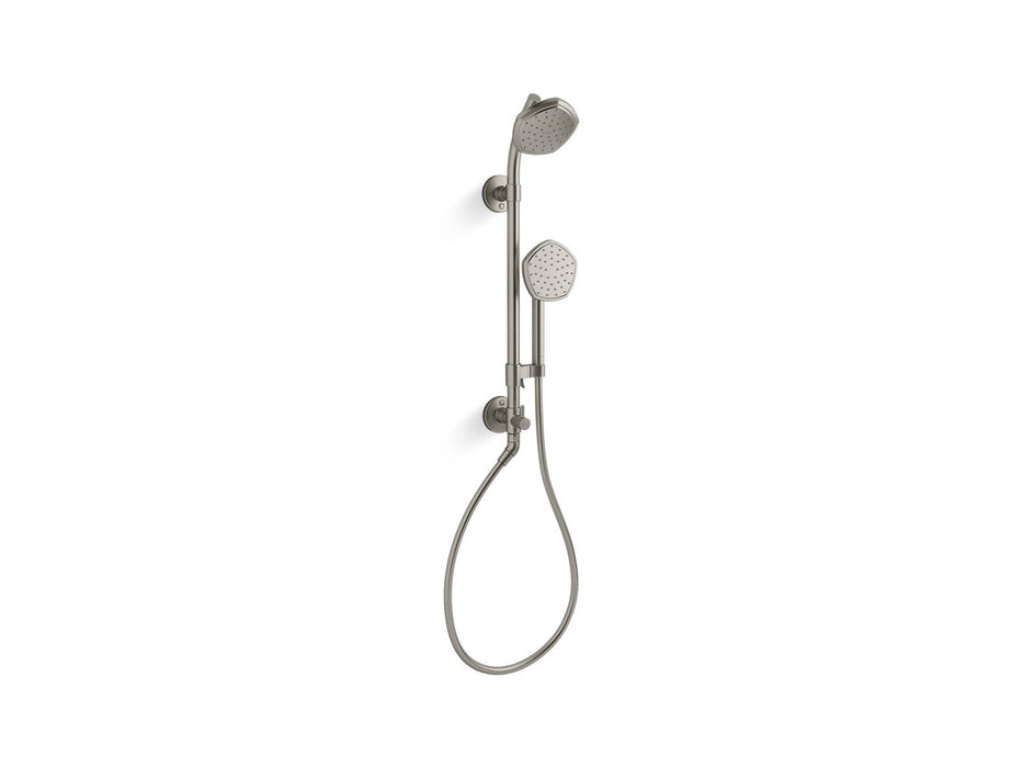 KOHLER K-27119-G Occasion HydroRail-S shower column kit, 1.75 gpm, vibrant brushed nickel