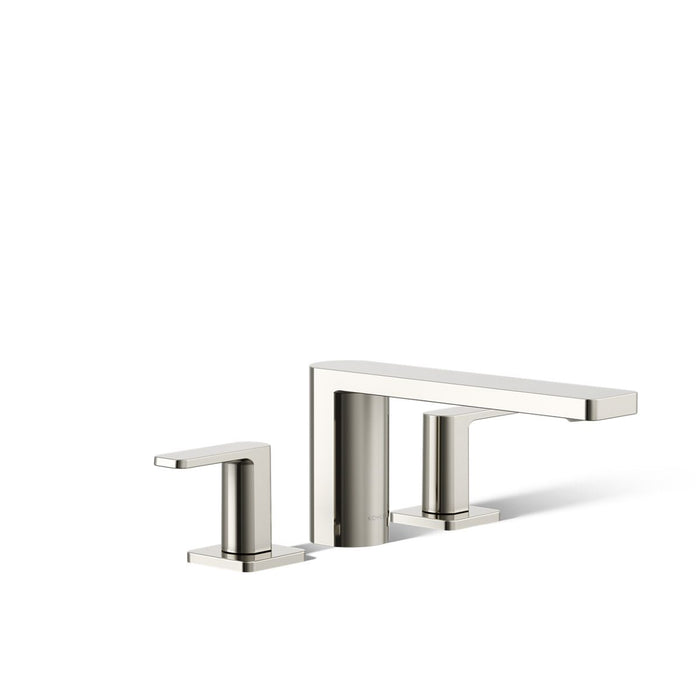 KOHLER K-27121-4 Parallel Deck-mount bath faucet, vibrant polished nickel - view 4