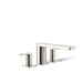 KOHLER K-27121-4 Parallel Deck-mount bath faucet, vibrant polished nickel - view 4