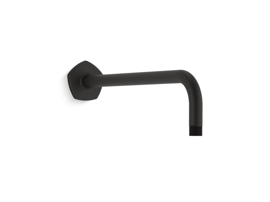 KOHLER K-27126 Occasion Wall-mount rainhead arm and flange, matte black