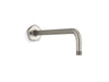 KOHLER K-27126 Occasion Wall-mount rainhead arm and flange, vibrant brushed nickel