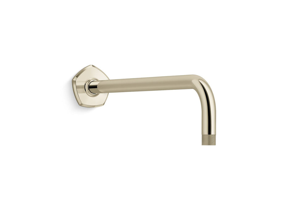 KOHLER K-27126 Occasion Wall-mount rainhead arm and flange, vibrant french gold