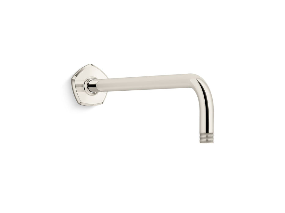 KOHLER K-27126 Occasion Wall-mount rainhead arm and flange, vibrant polished nickel