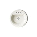 KOHLER K-2714-4 Bryant 19" round drop-in bathroom sink, biscuit - view 3