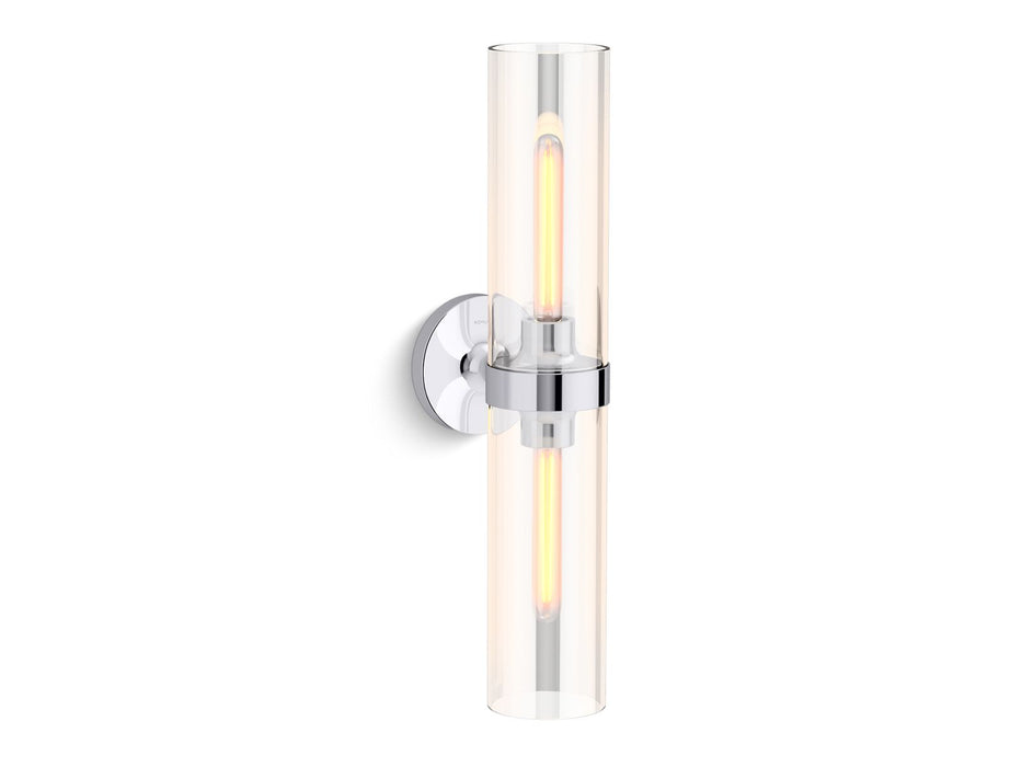 KOHLER K-27263-SC02 Purist Two-light sconce