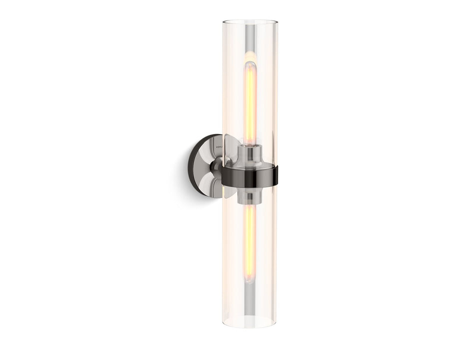 KOHLER K-27263-SC02 Purist Two-light sconce